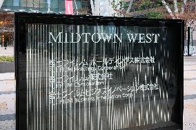 Fujifilm signboard and logo